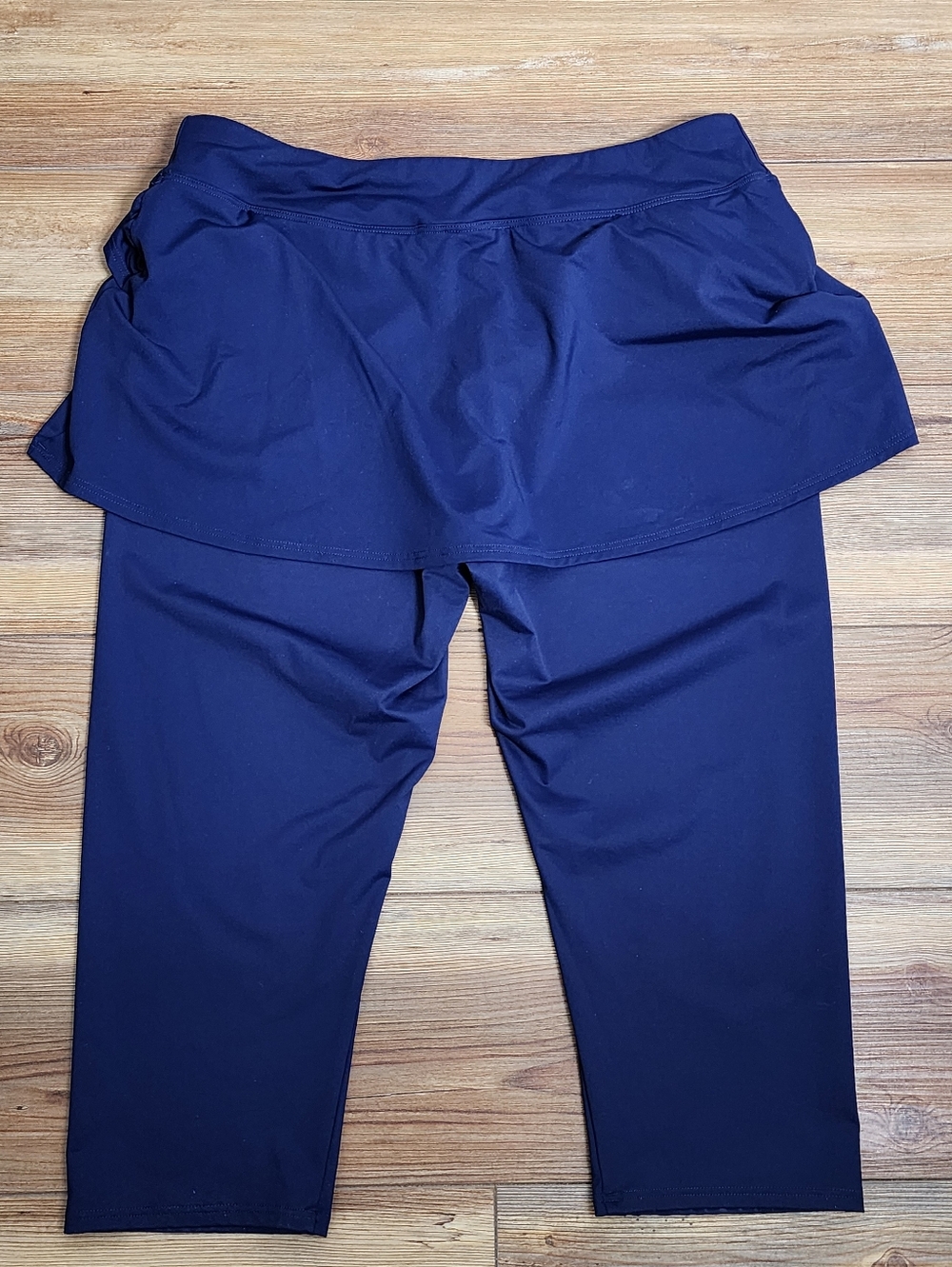 Lands' End Modest Swim Skirt With Leggings Women's XL 18 Navy Blue - Picture 5 of 5